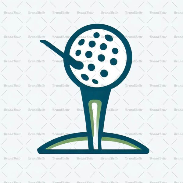 Golftee und Ball
